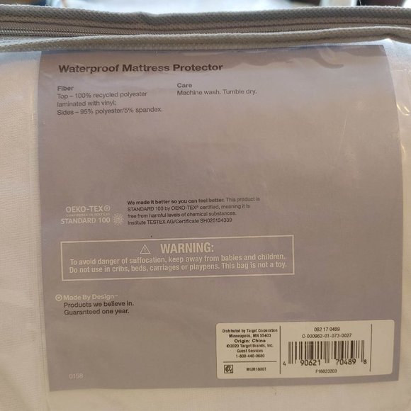 WATERPROOF Mattress Protector Twin NIP - Picture 2 of 3